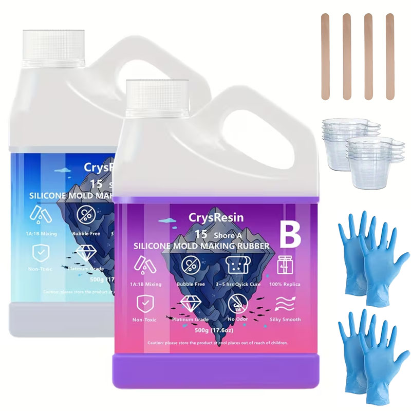 500ml 2 Bottles Liquid Silicon - огляд і ціна Candle Making Kits