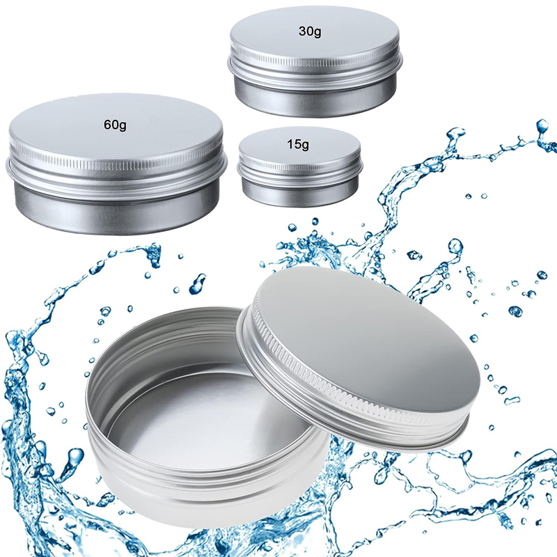 1/5/10pcs 5-250ml Empty Silver - огляд і ціна Tin Container Lid