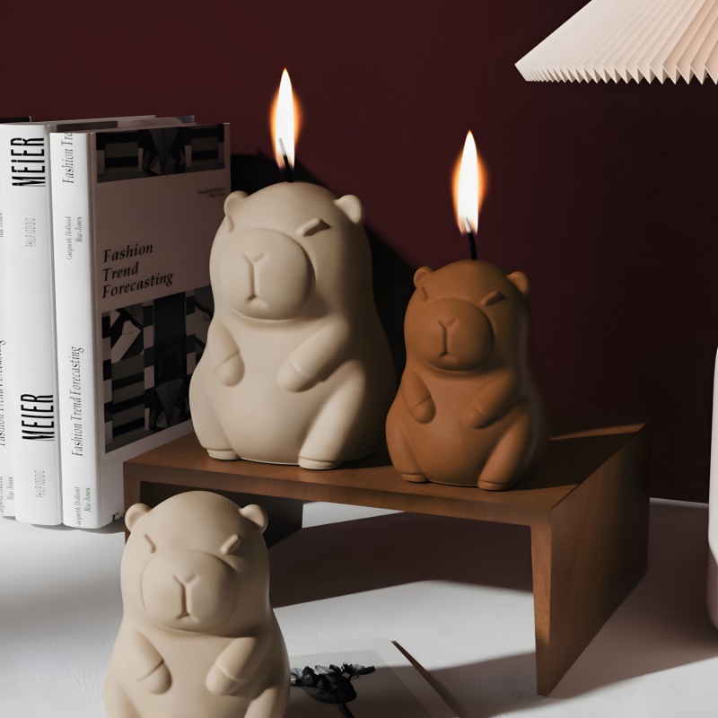 Capybara Pudding Baking Silico - огляд і ціна Candle Making Tutorial