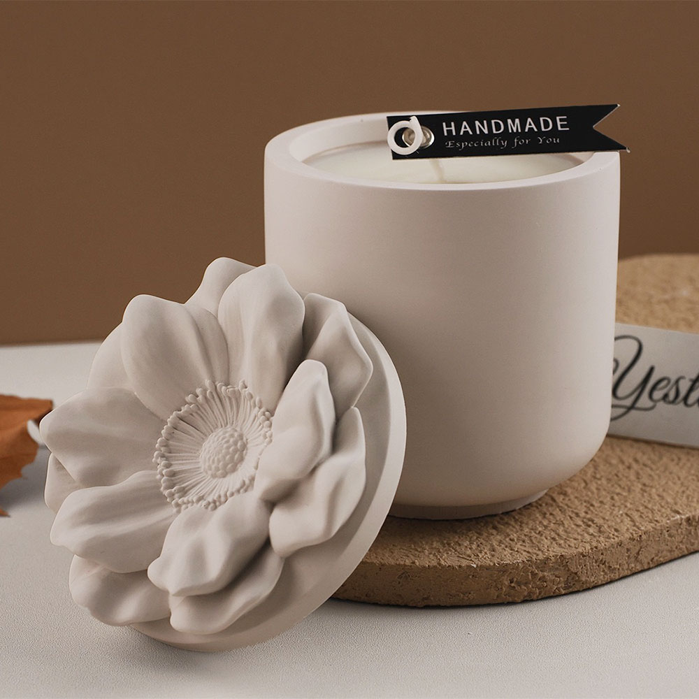 Sunflower Storage Box Silicone - огляд і ціна Candle Making Jars With Lids