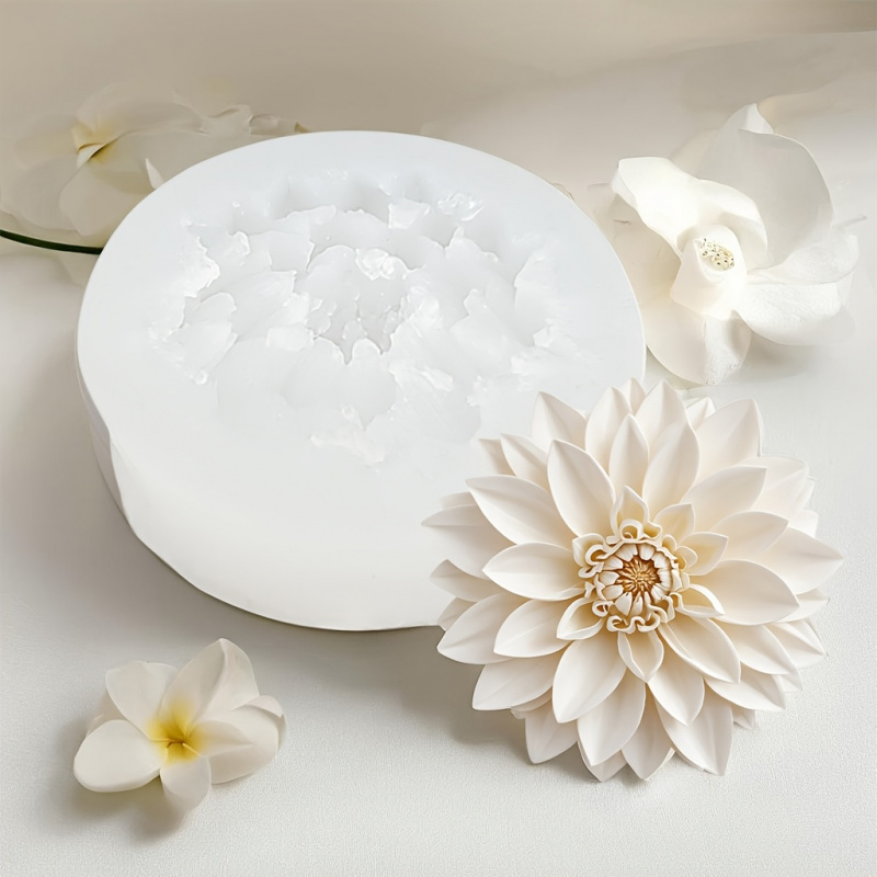 Lotus Flower Silicone Mold，For - огляд і ціна Candle Making Jars With Lids