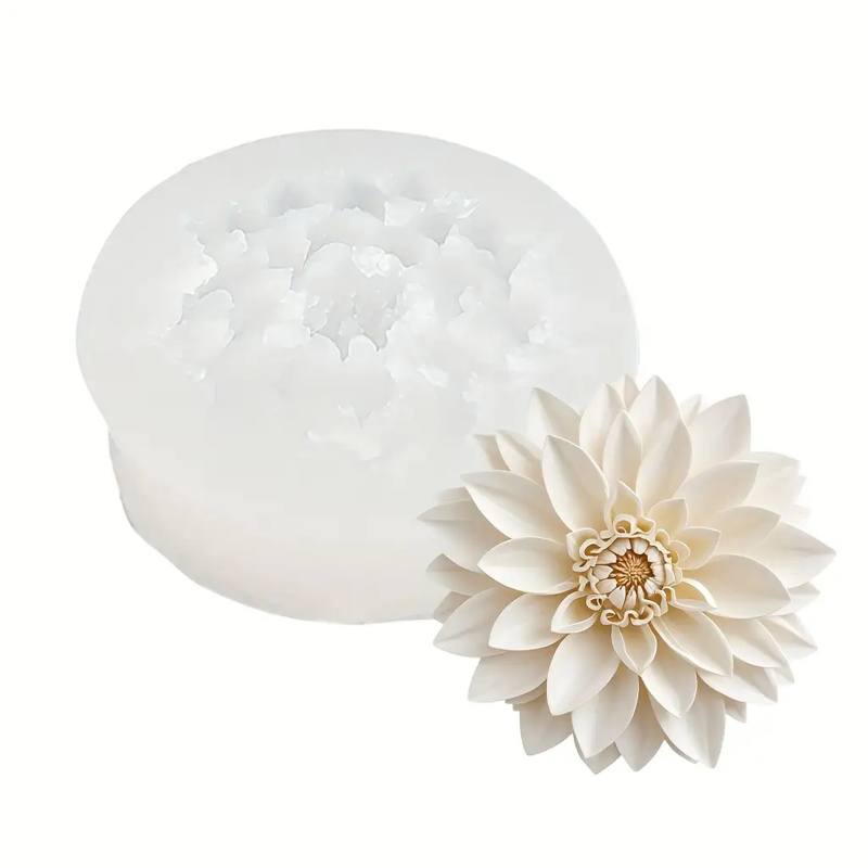 Lotus Flower Silicone Mold，For - огляд і ціна Candle Making Jars With Lids