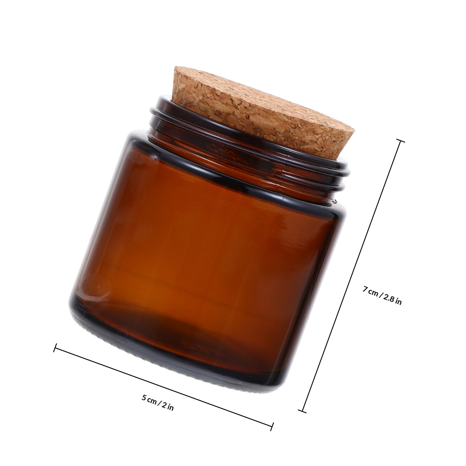 4Pcs Thick Glass Jar with Natu - огляд і ціна Candle Making Jars With Lids
