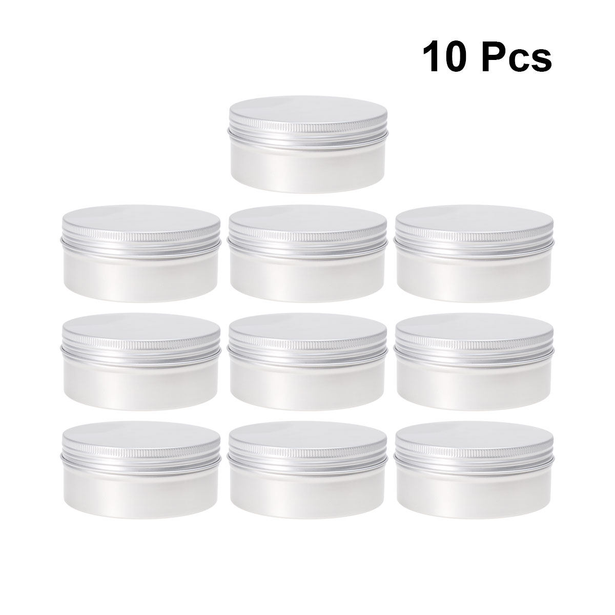 10Pcs Threaded Aluminium Bottl - огляд і ціна Tin Container Lid