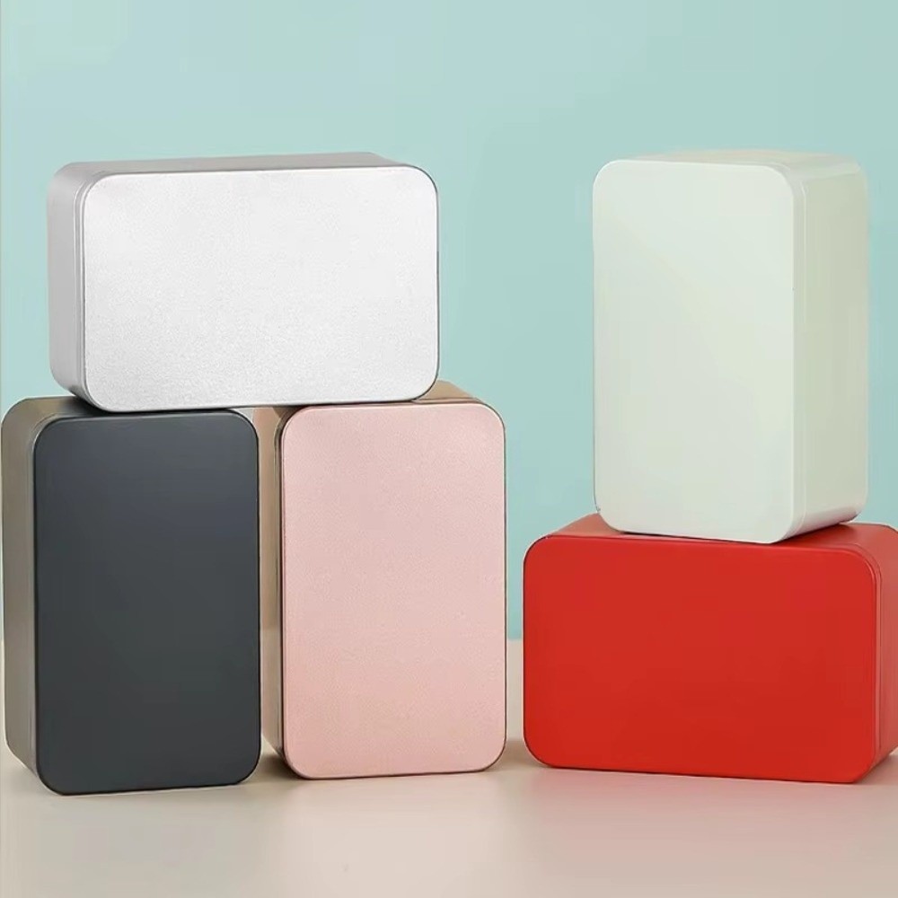 New Solid Color Tin Box Tinpla - огляд і ціна Tin Container Lid