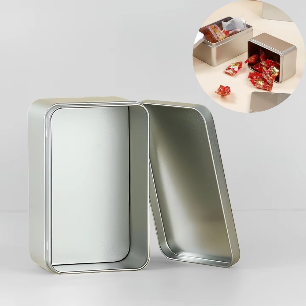 New Solid Color Tin Box Tinpla - огляд і ціна Tin Container Lid