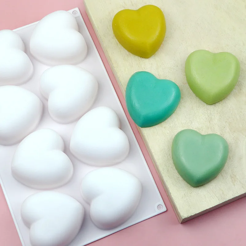 Love Heart Silicone Soap Mold  - огляд і ціна Candle Making Kits