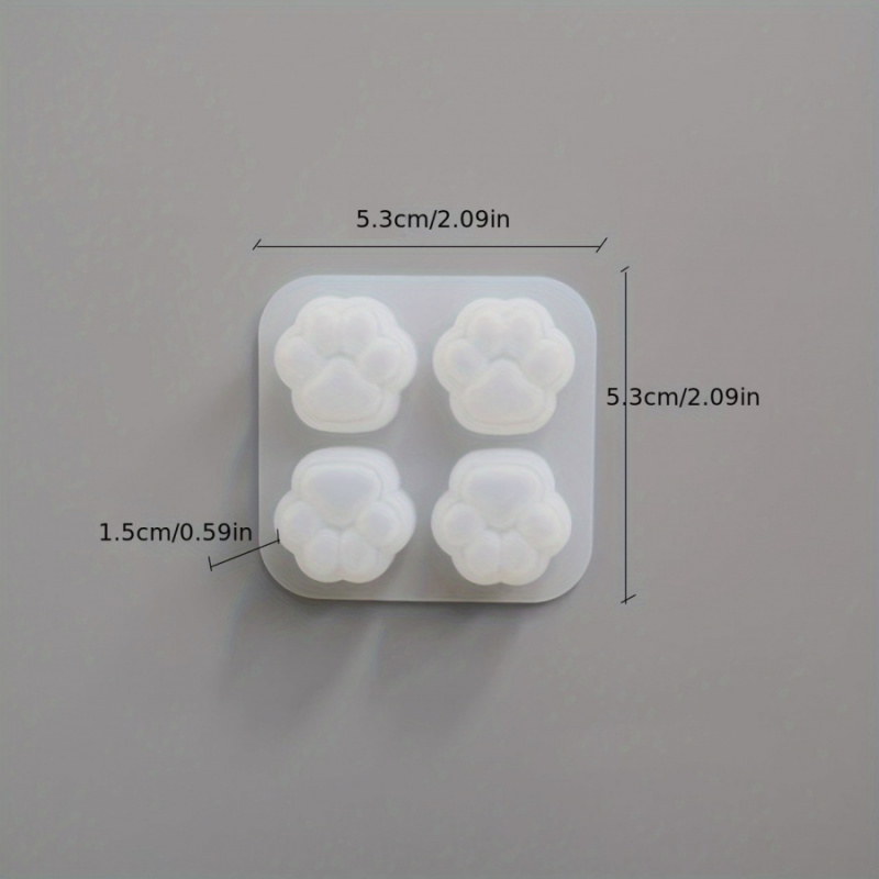 1Cat Paw Pattern Silicone Mold - огляд і ціна Candle Making Kits