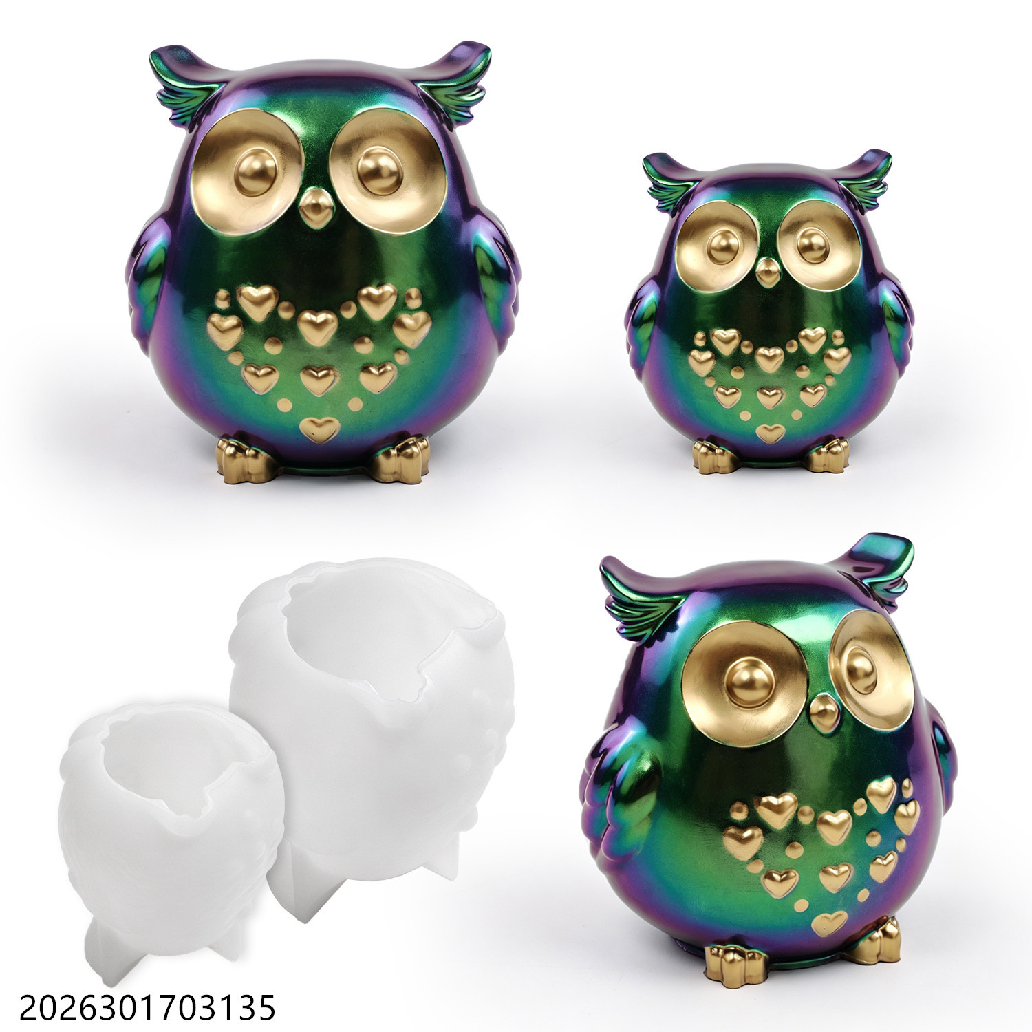 Owl Silicone Mold 3D Bird Shap - огляд і ціна Candle Making Kits