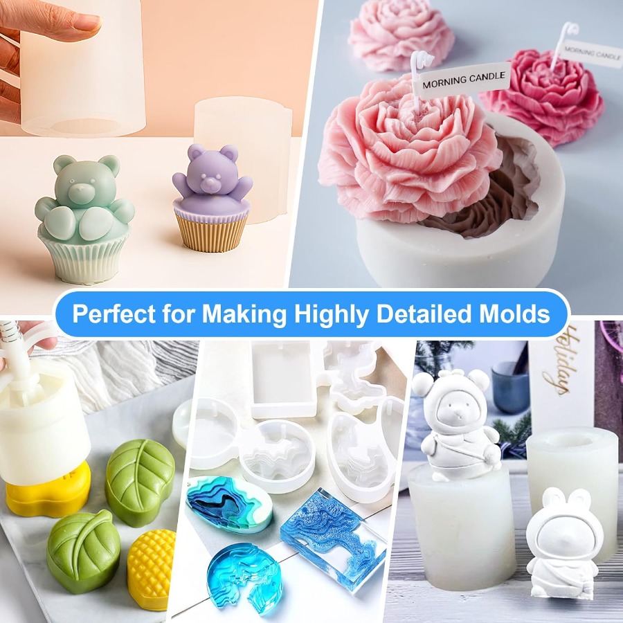 Silicone Mold Making Kit, 38.8 - огляд і ціна Candle Making Kits